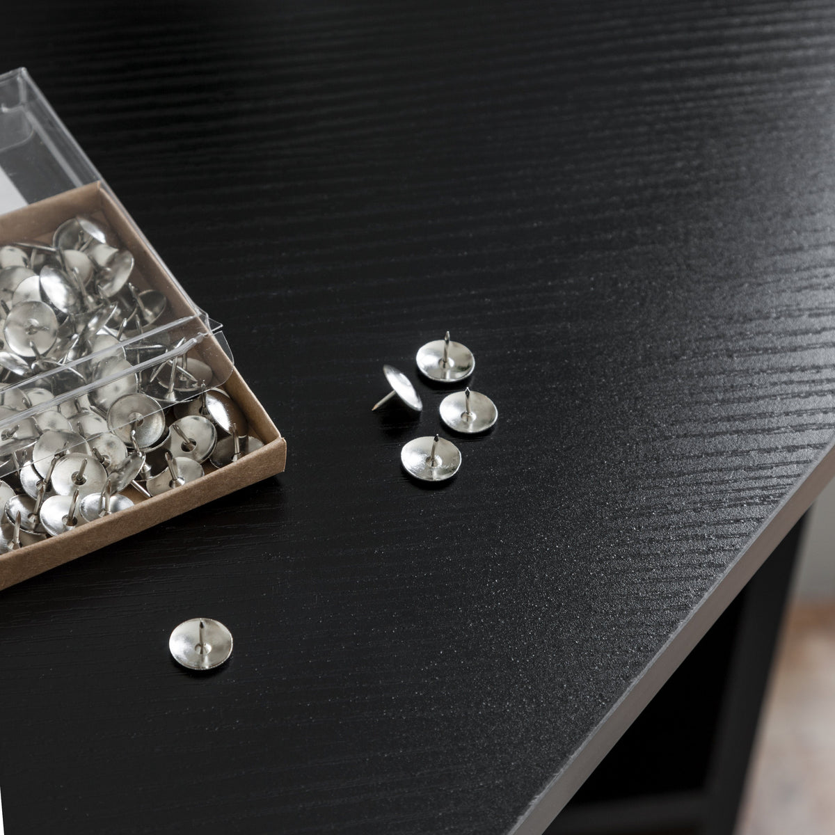 Bureau d&#39;angle noir