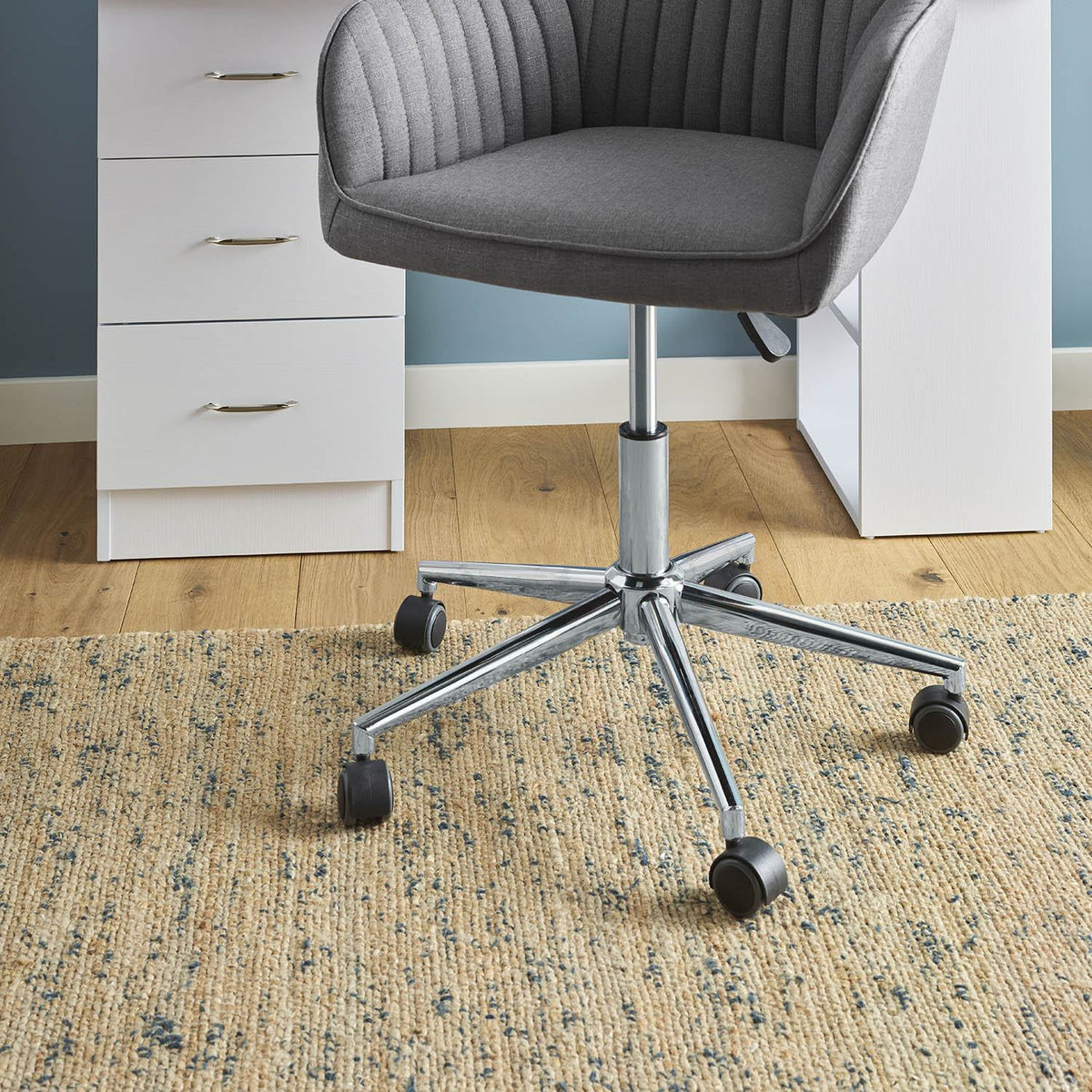 Chaise de Bureau Pivotante Anna - Grise