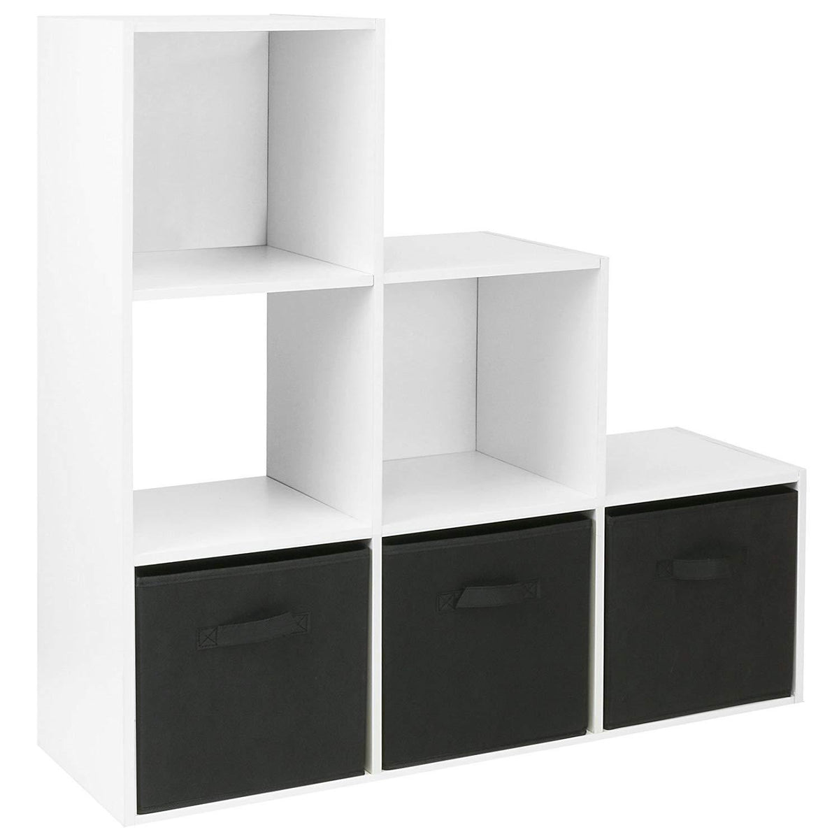 Biblioth¨¨que ¨¤ ¨¦chelle 6 cubes de rangements / blanc