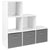 Biblioth¨¨que ¨¤ ¨¦chelle 6 cubes de rangements / blanc