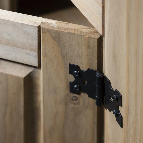 BUFFET BOIS MASSIF 2 TIROIRS