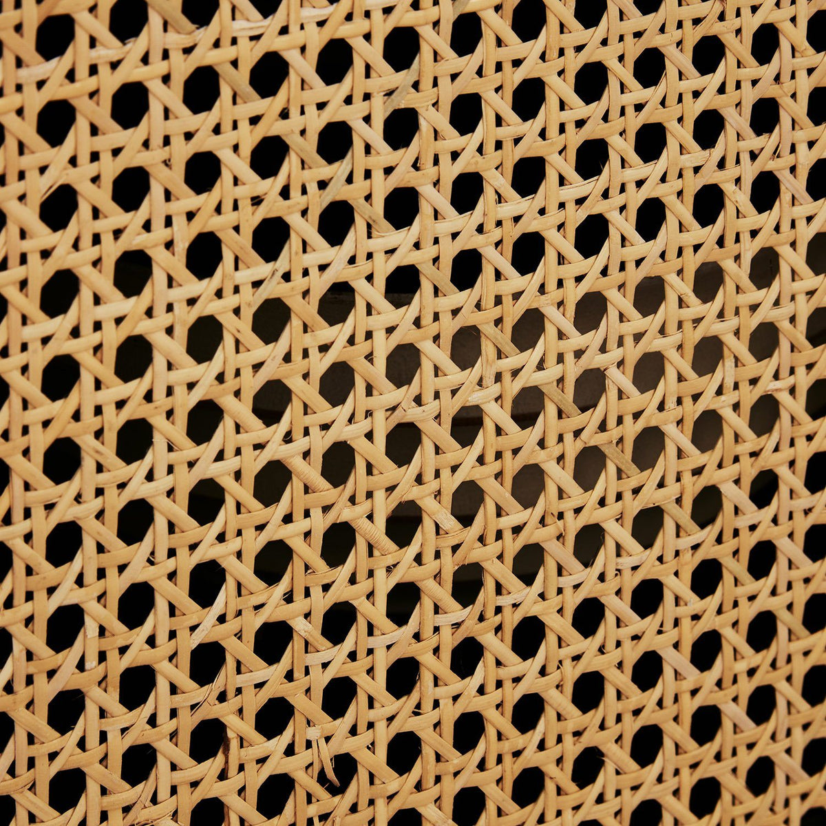 Charlie - Meuble TV en Cannage - Noir - laura james