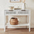 Charlie - Table Console - Tiroirs en Cannage - Blanc - laura james