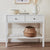 Charlie Table de Console - Blanche - laura james