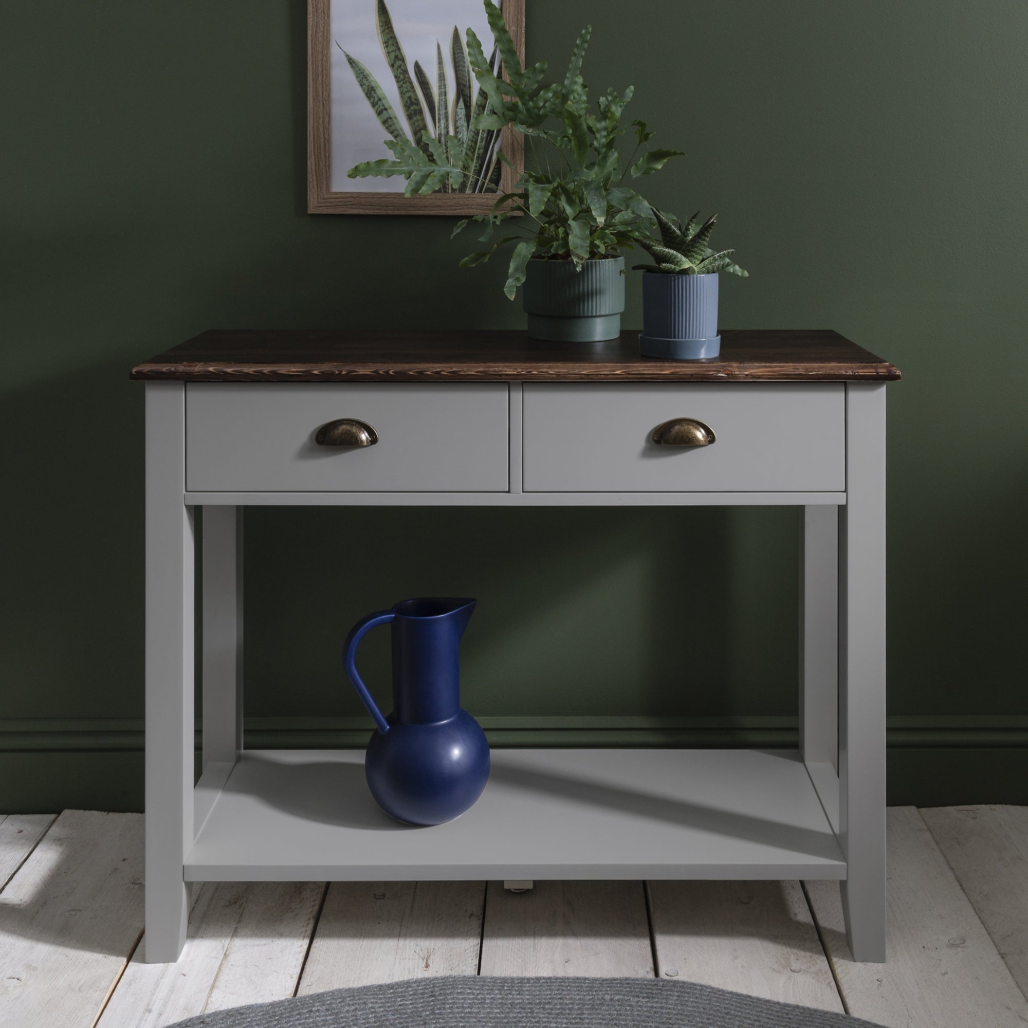 Table de Console Chatsworth en Gris