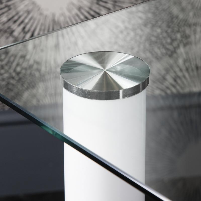 Table a manger et chaises blanches - Ensemble 6 places - Laura James