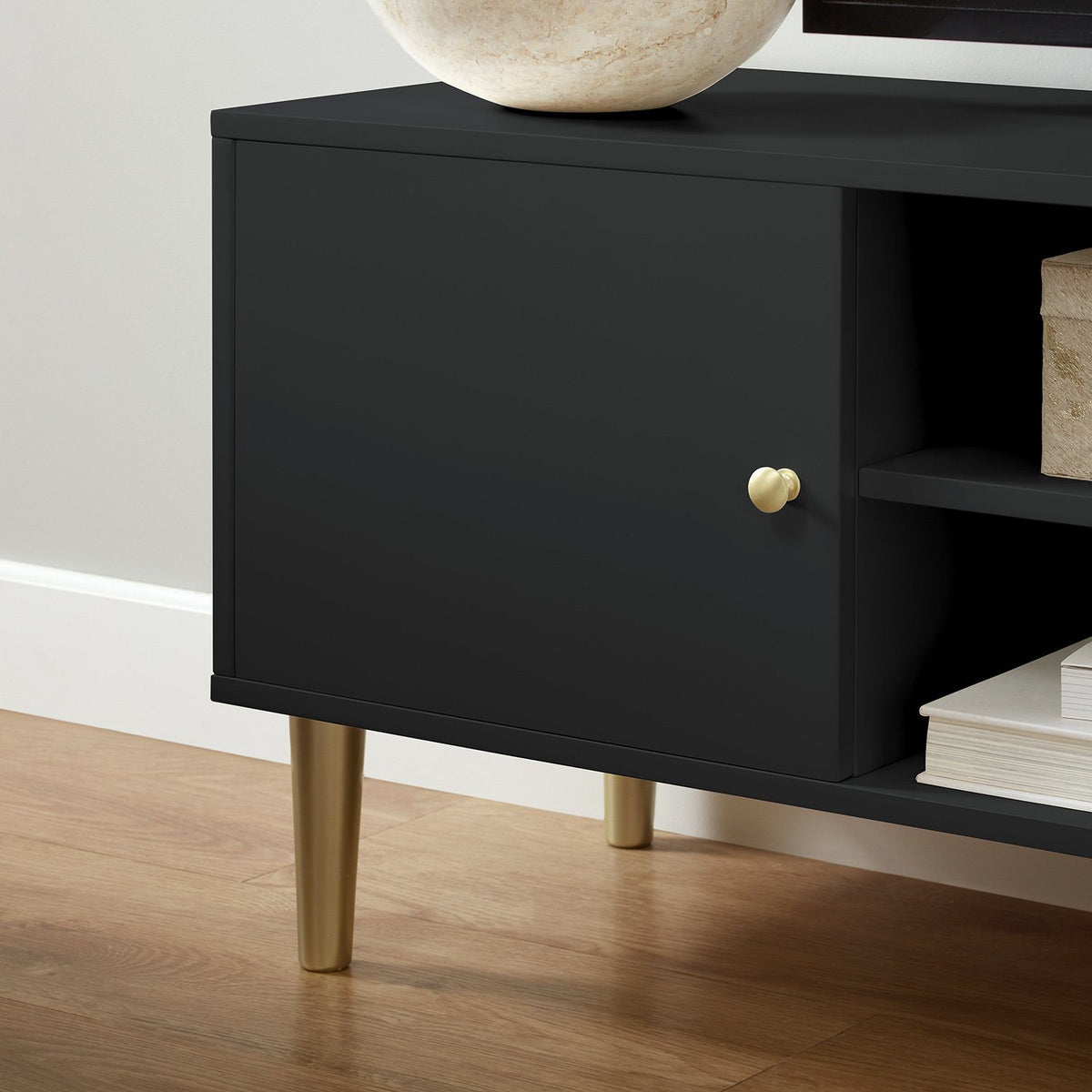 Iliana - Meuble TV - Gris Anthracite - laura james