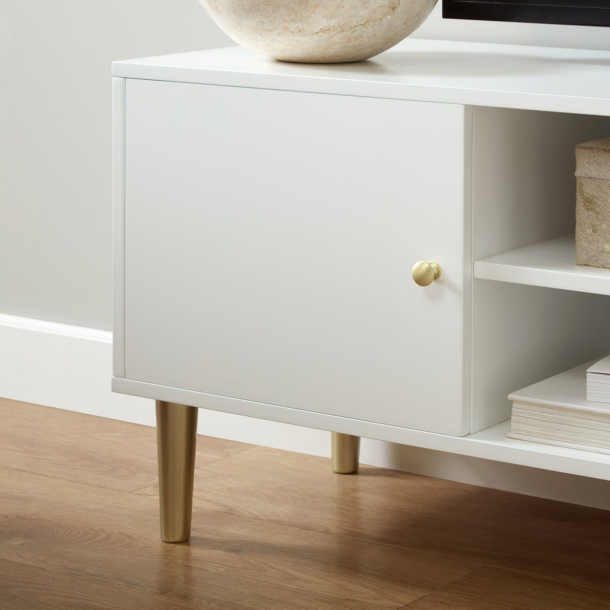 Iliana - Meuble TV - Blanc - laura james