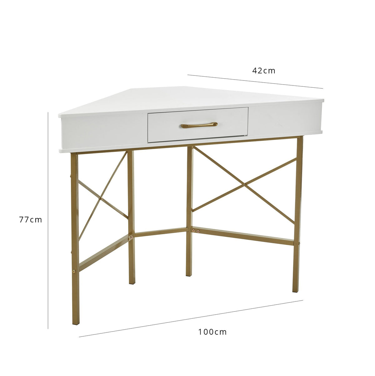 Bureau d&#39;Angle - Marie - blanc | Laura James