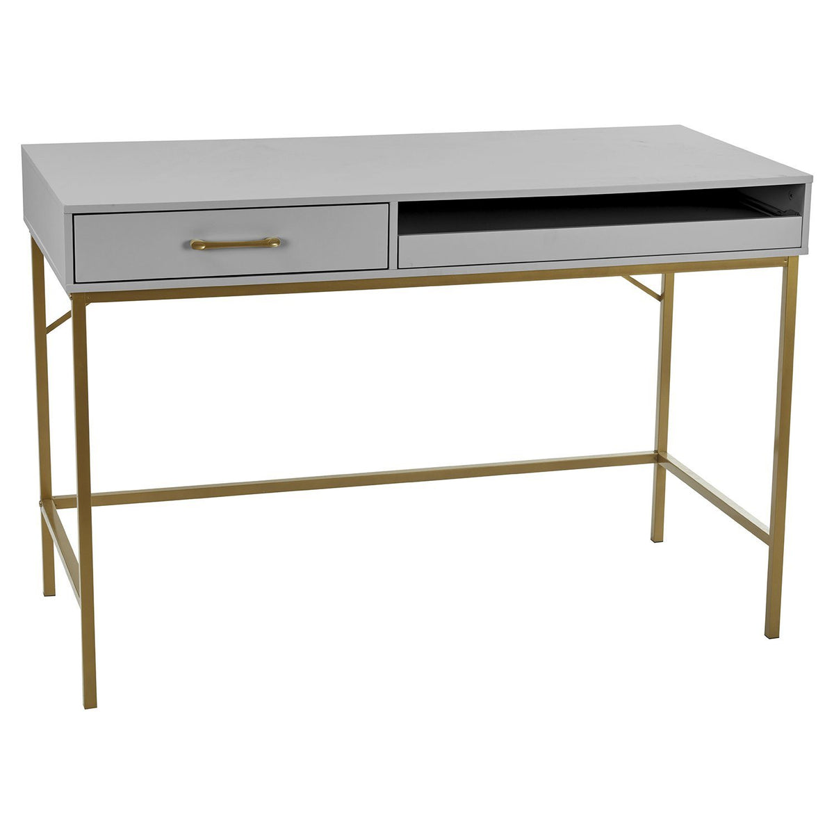 Bureau en Bois et Métal- Marie - Gris - laura james