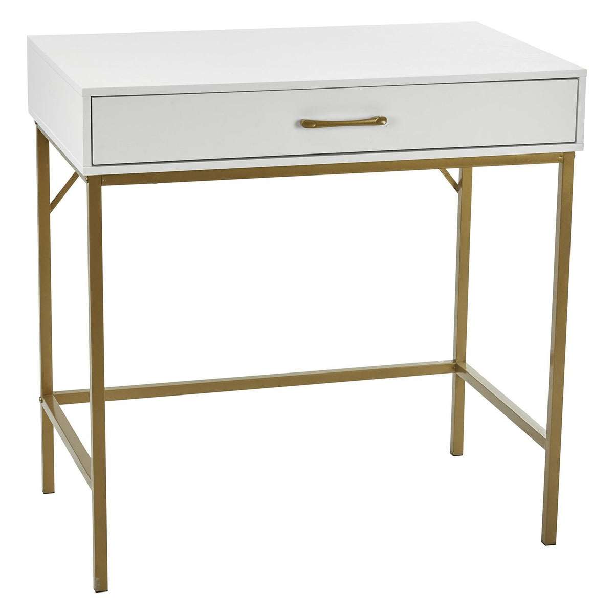 Petit Bureau - Marie - blanc et laiton | Laura James