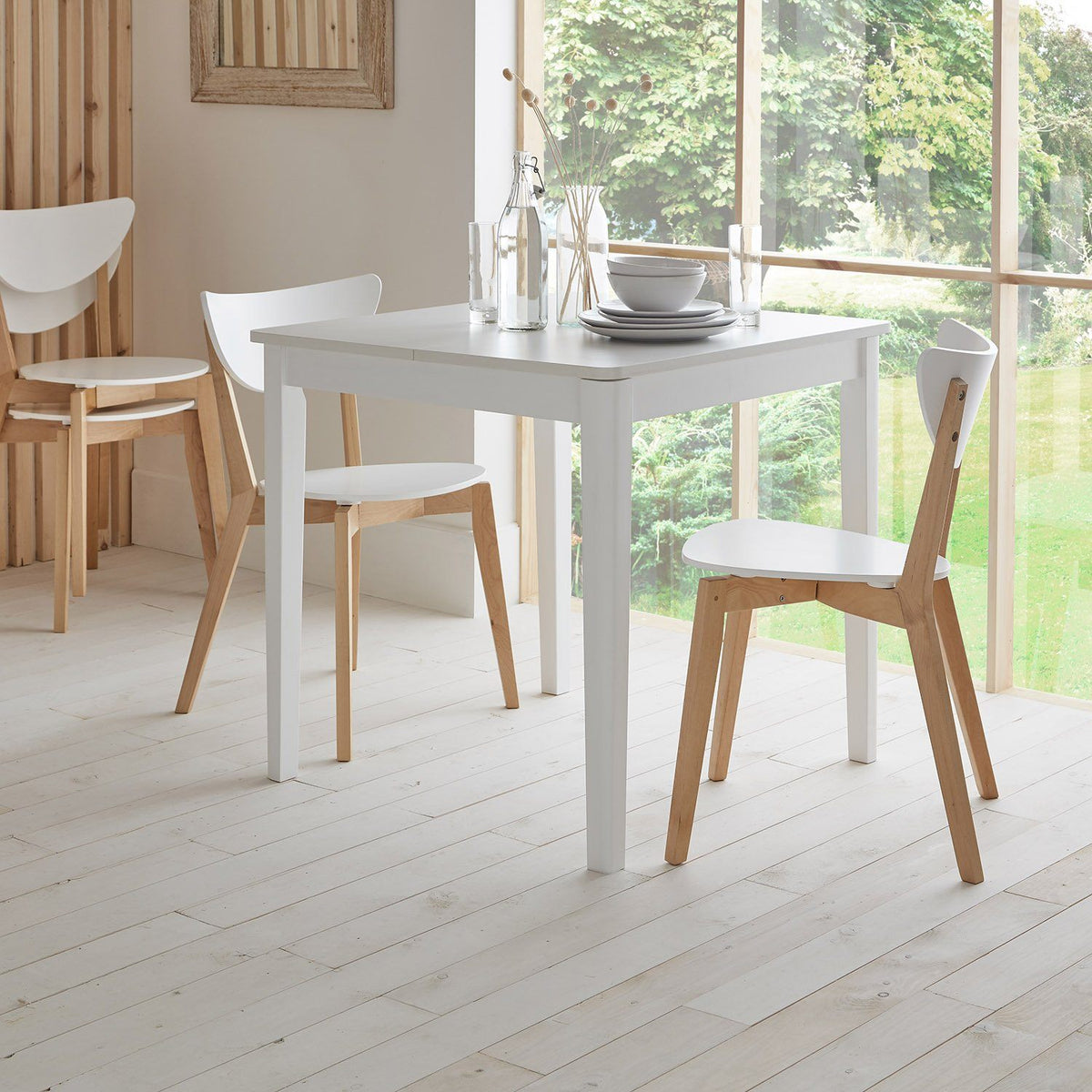 Paul - Ensemble Table Extensible + 4 Chaises Scandinaves - laura james