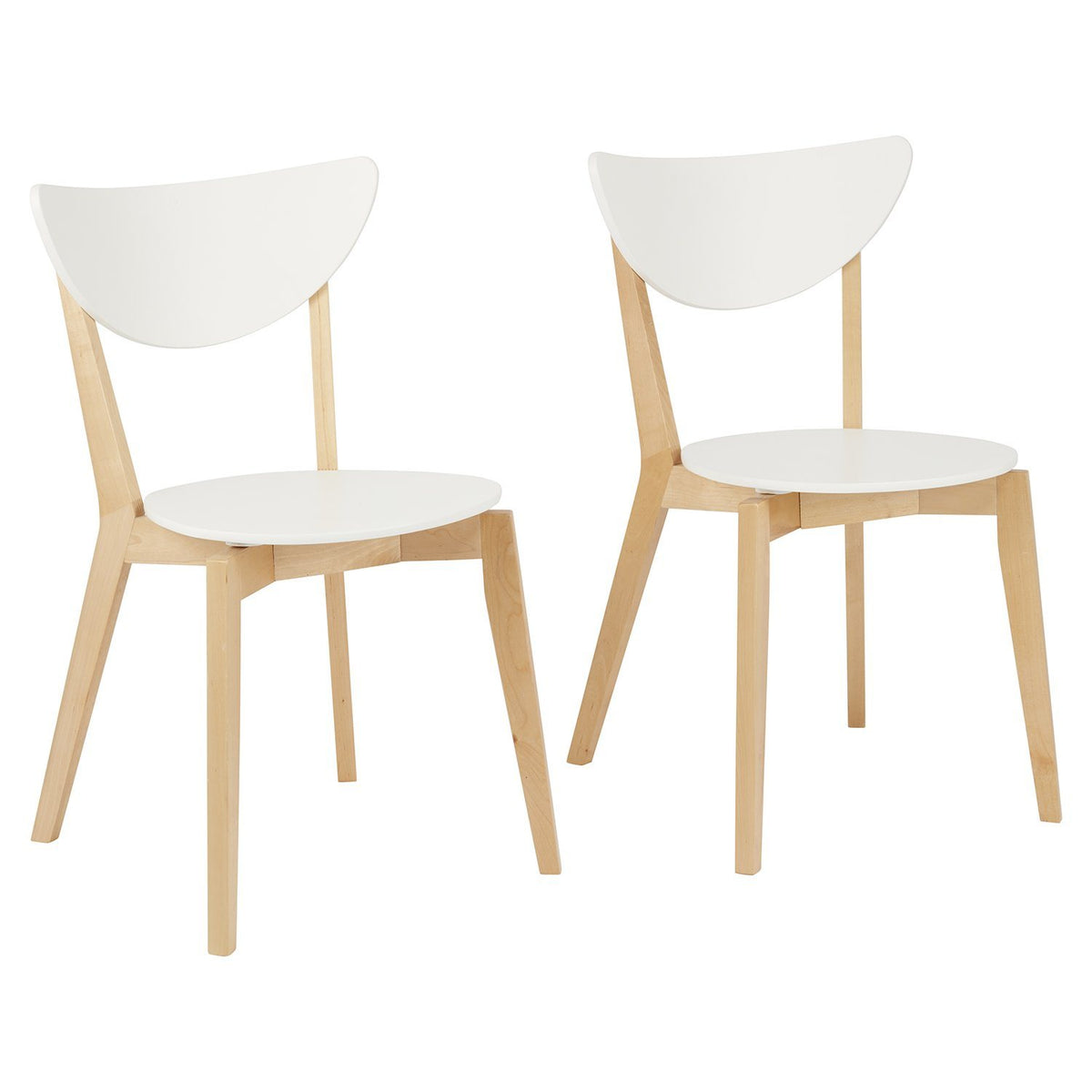 Paul - Lot de 2 Chaises Scandinaves Empilables - laura james