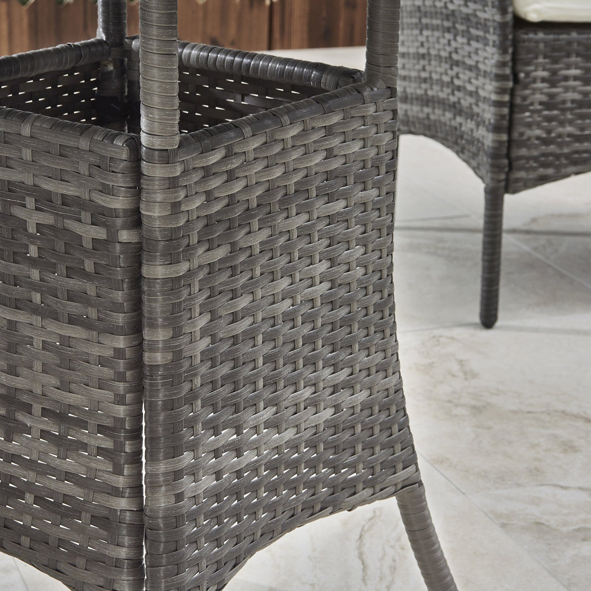 Ensemble d'extérieur 'Bistrot' 2 places - Gris