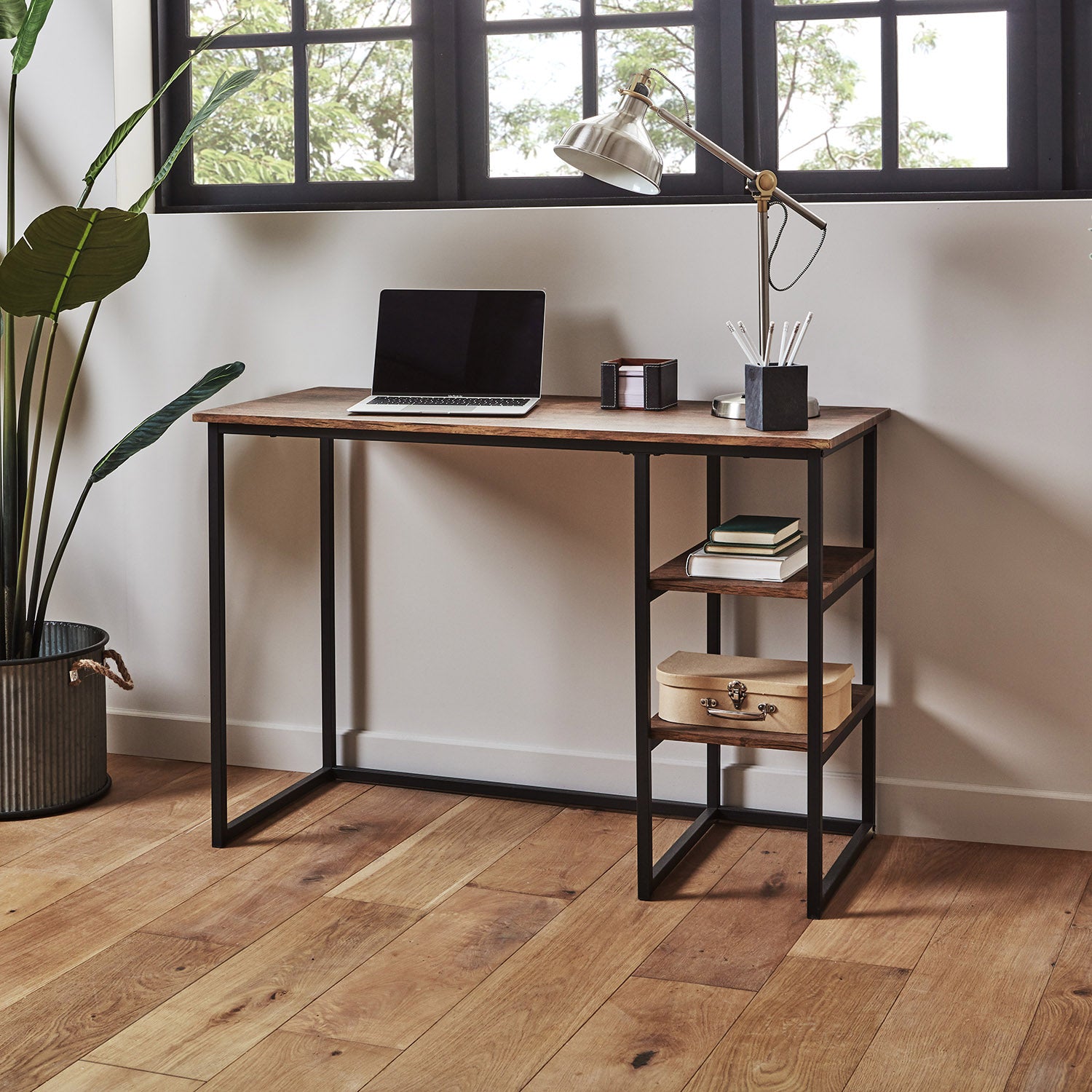 Bureau Industriel - Sheffield - Effet bois et métal
