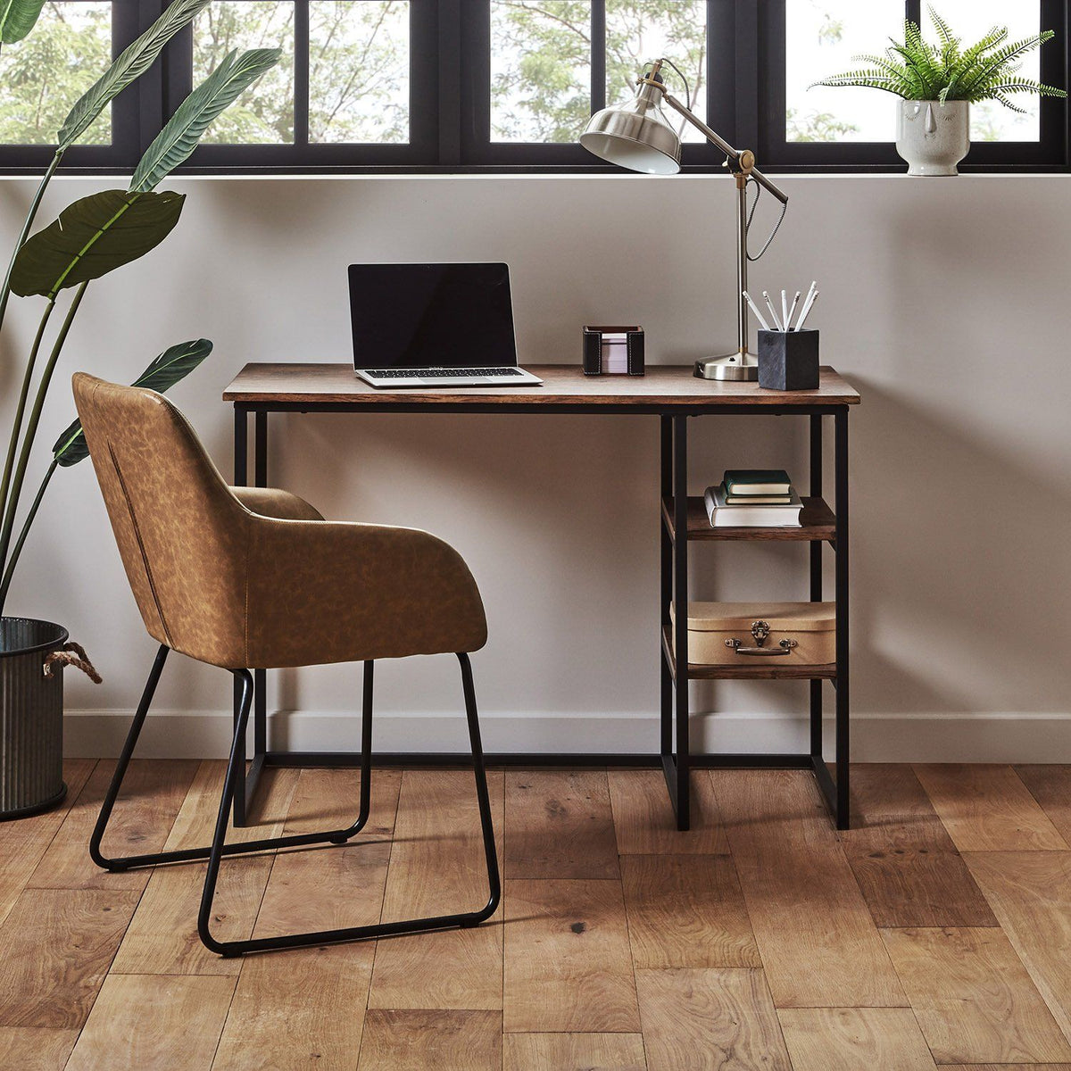Fauteuil de Bureau en Simili Cuir marron | Laura James