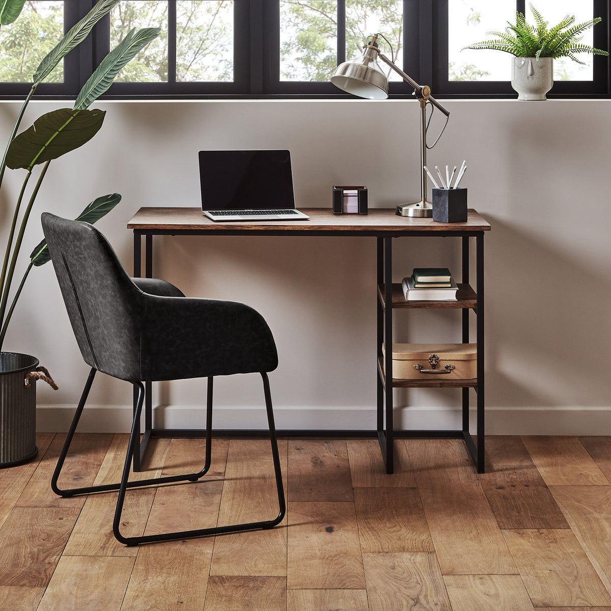 Bureau Industriel - Sheffield - Effet bois et métal