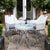 Ensemble bistrot Sophie en rotin blanc