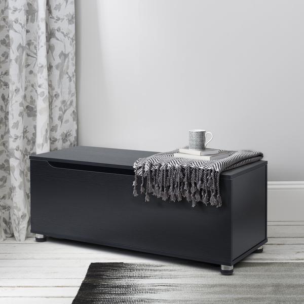 coffre de rangement noir