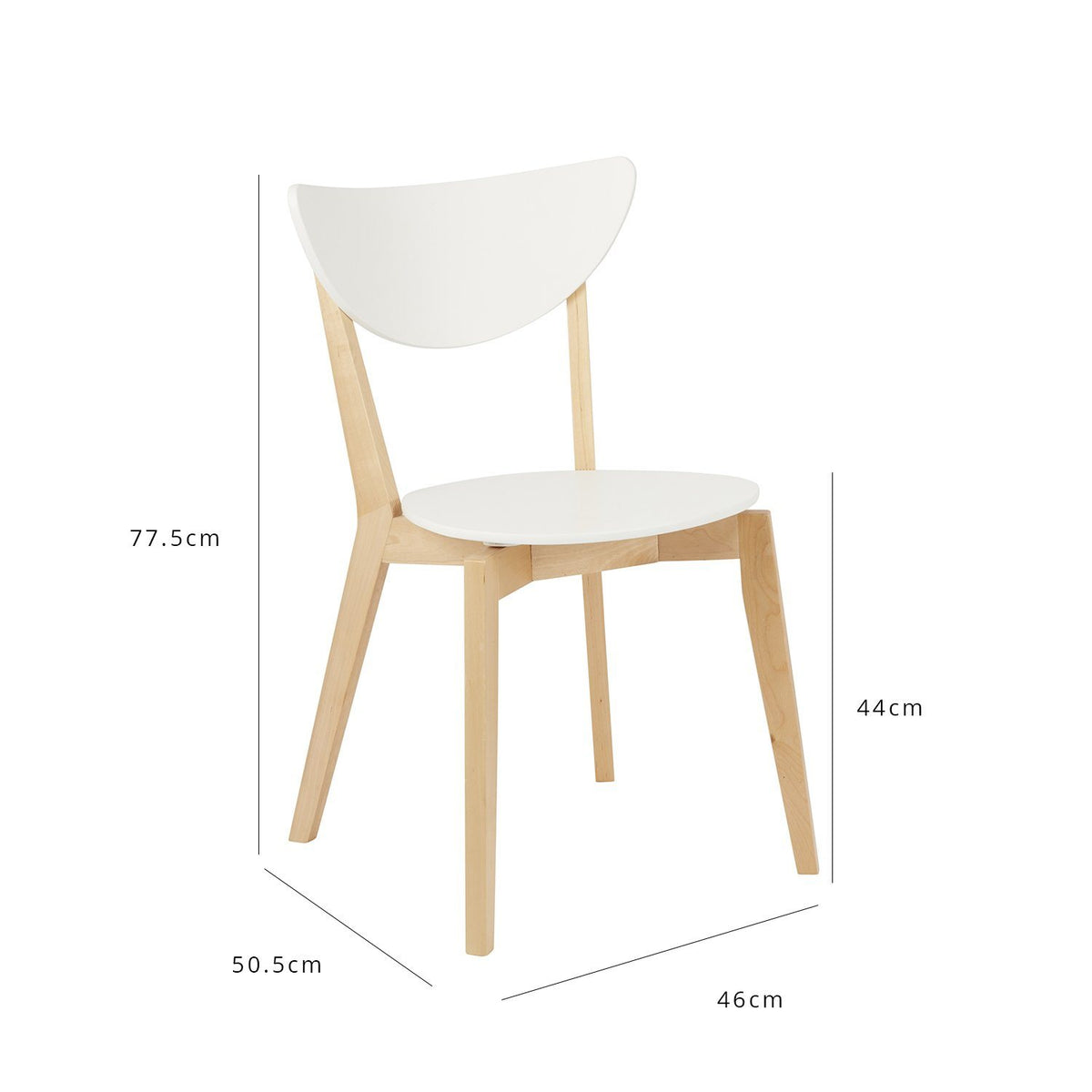 Paul - Ensemble Table Extensible + 2 Chaises empilables